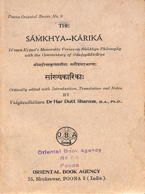 samkhya karika pdf